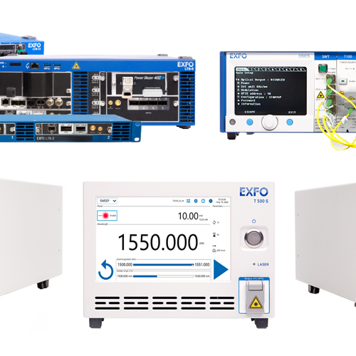 Tunable lasers for test & measurement (T&M) applications