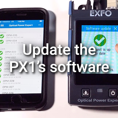Update the PX1’s software