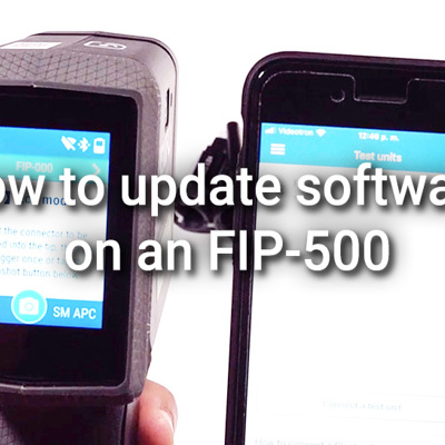 How to update software on an FIP-500