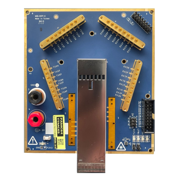 MCB - Module Compliance Board pour tester les émetteurs-récepteurs de nouvelle génération