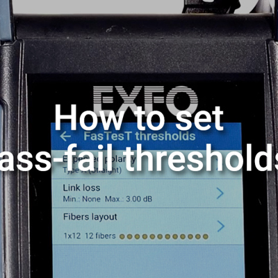How to set pass-fail thresholds