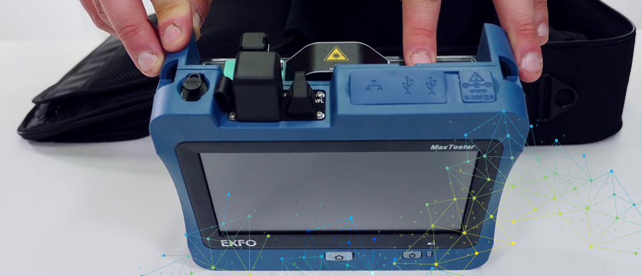 Getting started with your D-series MaxTester OTDR