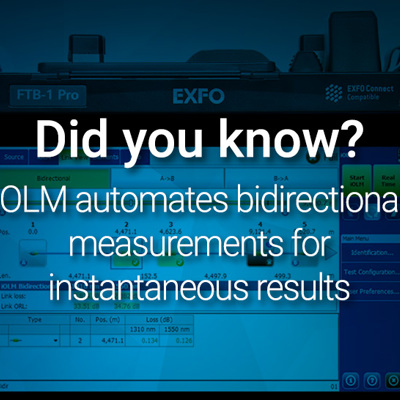 Automated iOLM Bidirectional measurements