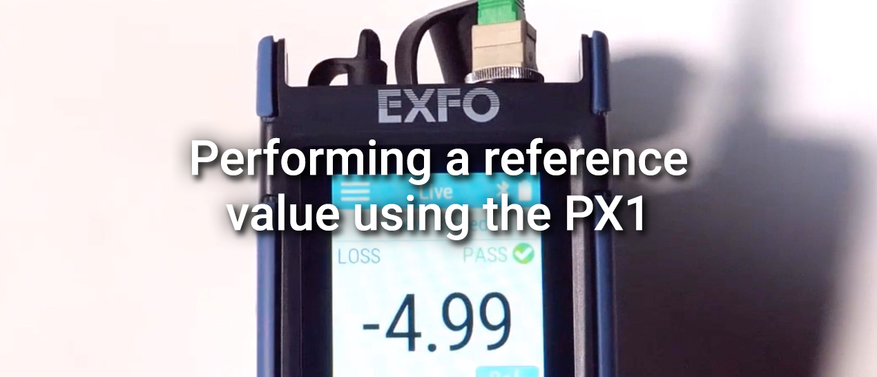 Performing a reference value using the PX1 