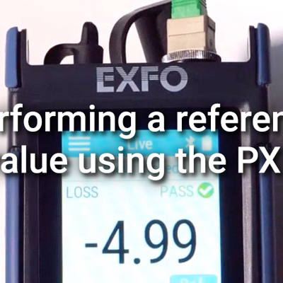 Performing a reference value using the PX1 