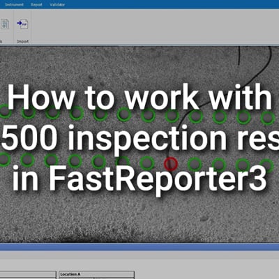 How to work with FIP-500 inspection results in FastReporter3