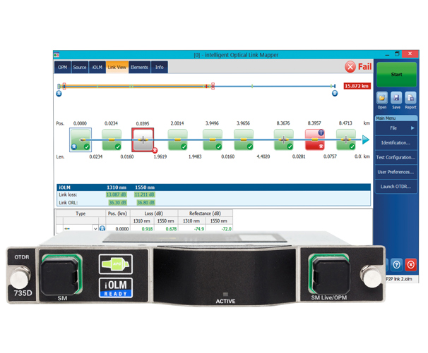 FTBx-735D - PON/metro FTTx/MDU OTDR