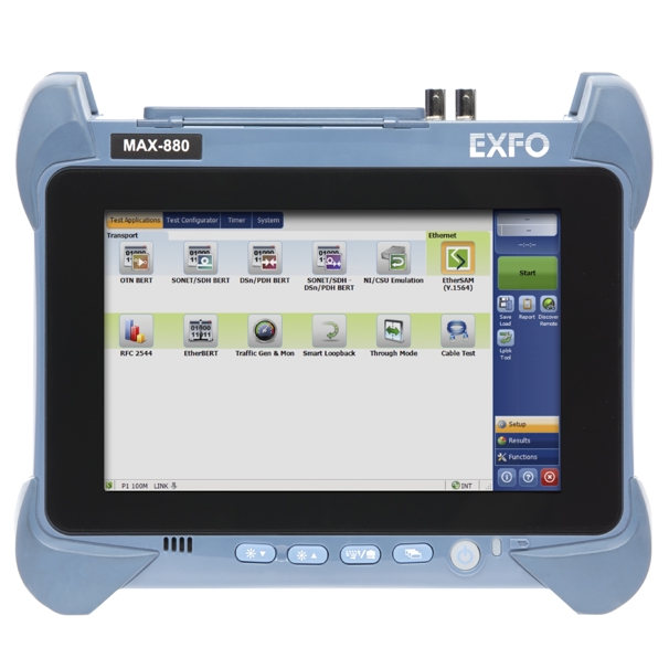 MAX-880 - Ethernet and transport testing up to 100G