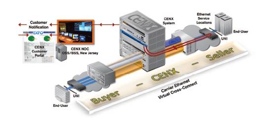 Carrier Ethernet virtual cross-connect
