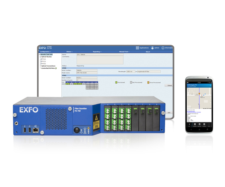 FG-750 Access (P2P)/Metro/Core - OTDR-based remote fiber test system