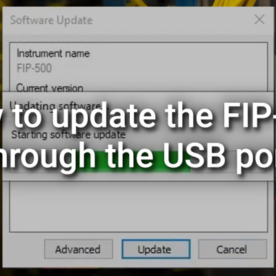 How to update FIP-500 through USB port