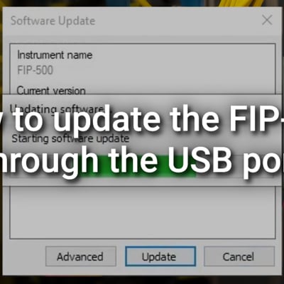 How to update FIP-500 through USB port