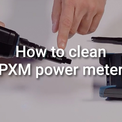 How to clean PXM Power Meter
