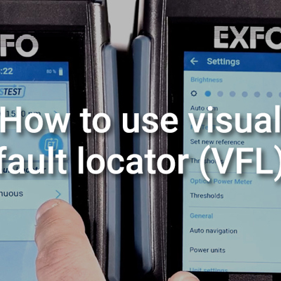 How to use Visual Fault Locator