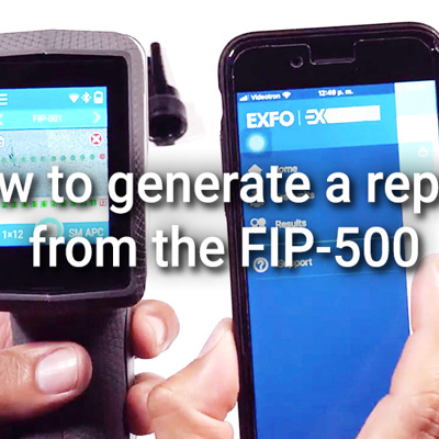 How to generate a report from the FIP-500