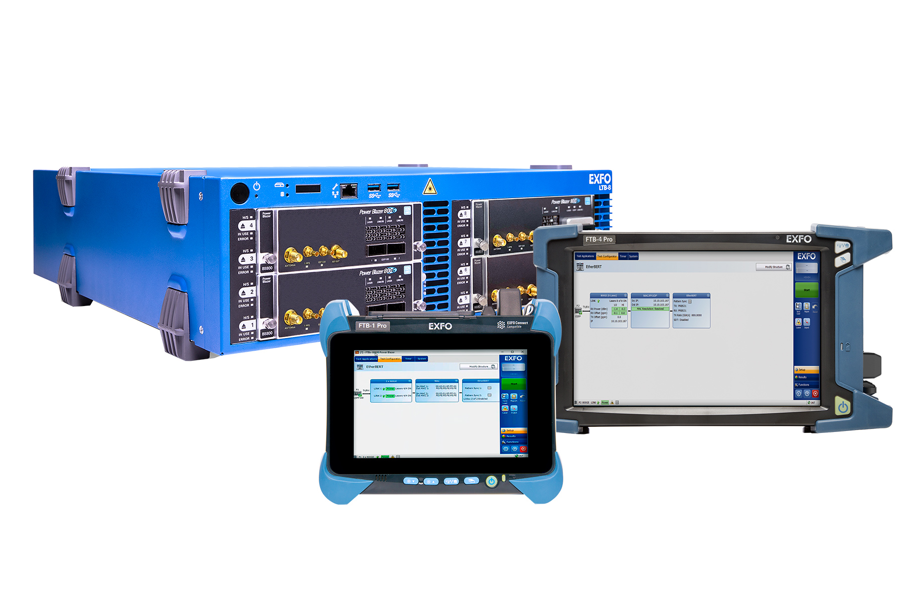 FTBx-88800 Series - 800G test solutions for the lab, including
