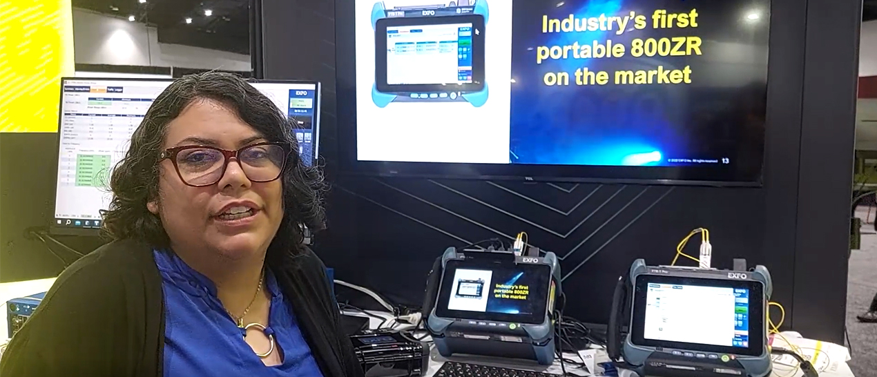 Discover the industry’s first portable 800ZR test solution !