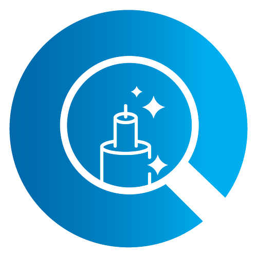 Fiber inspection and cleaning icon