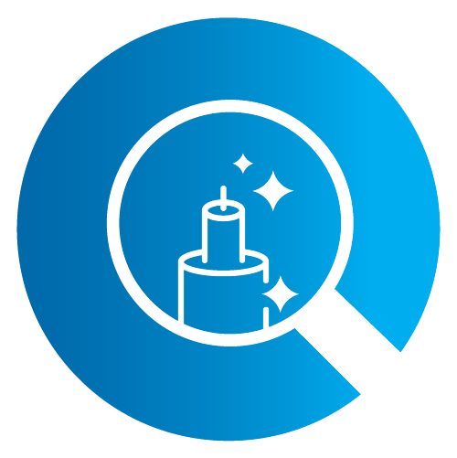 Fiber inspection and cleaning icon